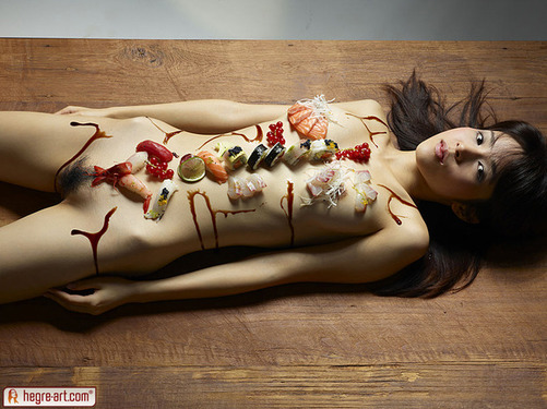 Lulu By Petter Hegre In Sushi - 04