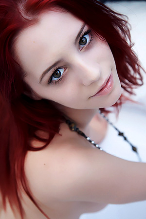 Perfect Redhead Ariel Wearing Nothing But Skin for Errotica Archives