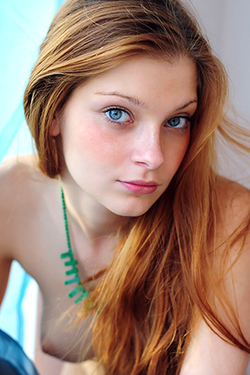 Indi in "Naturally Red" via Erotic Beauty