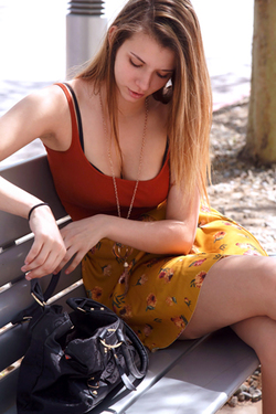 Zoey Lee in "Frisky On Campus" via Zishy