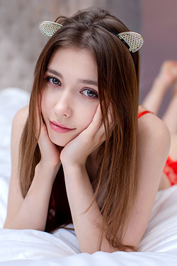 Mila Azul in "Cute And Busty" via WowGirls