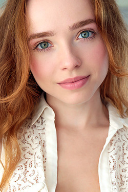 Rinna Ly in "Sensual Redhead" via Met-Art