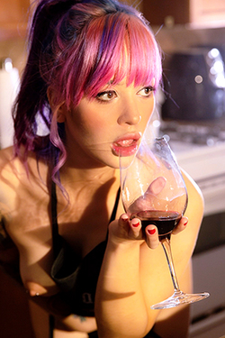 Mhina in "Nochebuena" via Suicide Girls